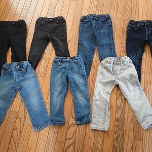 3T Jeans Lot Of 7 - The Childrens Place, Cat & Jack, George